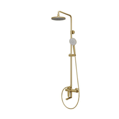 Душевая система D&K Bayern.München матовое золото (DA1563707B18) фото в интернет-магазине Русалия