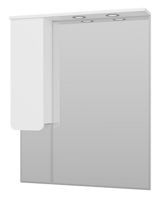 Зеркальный шкаф Чегет 85 левый П-Чег-02085-01Л Misty фото в интернет-магазине Русалия