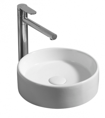 Раковина накладная круглая AZ4115 Azario фото в интернет-магазине Русалия