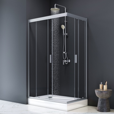 W90T-404-12080W Gem Square 120x80 поддон с сифоном Am.Pm фото в интернет-магазине Русалия