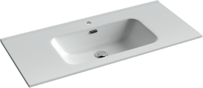 Умывальник накладной прямоугольный Element 1010*465*180мм CN7003 Ceramica Nova фото в интернет-магазине Русалия