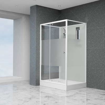 Душевая кабина прямоугольная 80х120 AN-207 RGW фото в интернет-магазине Русалия