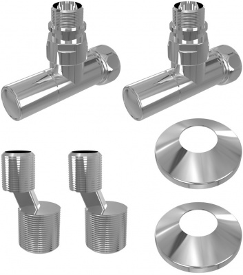 Комплект подключения LM03412R с круглыми вентилями  Lemark фото в интернет-магазине Русалия