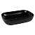 BOND S54-608 Раковина накладная прямоугольная 60*40*13,5см черная матовая фото в интернет-магазине Русалия