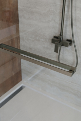 Душевая дверь CEZARES LUX-B-FS-1-100-C-GM фото в интернет-магазине Русалия