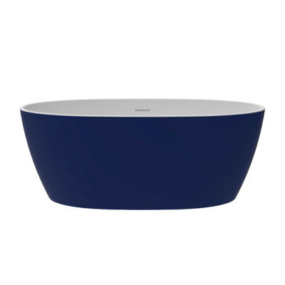 Ванна отдельностоящая акриловая Delice Rondo 170х76 синяя матовая DLR440104Bu фото в интернет-магазине Русалия