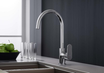 Смеситель для кухни AQUATEK AQ1282CR ОБЕРОН фото в интернет-магазине Русалия