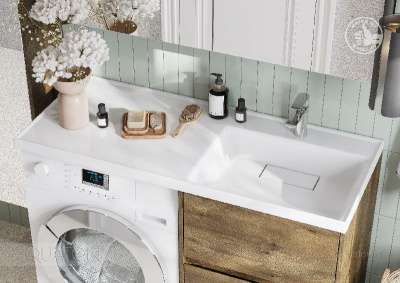 Тумба под раковину AQUATON Лондри 60 Дуб Рустикальный без фасада 1A266901LHDR0 фото в интернет-магазине Русалия