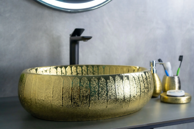 Раковина накладная Gid 9030g фото в интернет-магазине Русалия