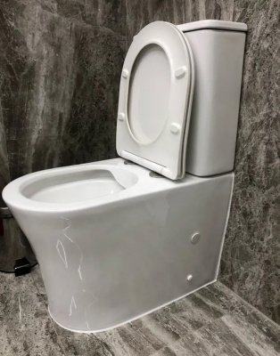 Унитаз ADIGE напольный безободковый Ceruttispa CT7836 (620х365х820) фото в интернет-магазине Русалия