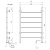 Электрический полотенцесушитель Классик белый DMT 109-6 50х80 БЕЛ EK R фото в интернет-магазине Русалия Электрический полотенцесушитель Классик белый DMT 109-6 50х80 БЕЛ EK R фото в интернет-магазине Русалия