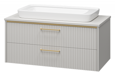 Тумба Elche 100 подвесная с раковиной Ekokerama Doppio 80 Brevita фото в интернет-магазине Русалия