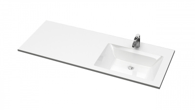 Мебельная раковина над стиральной машиной Эльтон 120 ПРАВАЯ SuperSan фото в интернет-магазине Русалия