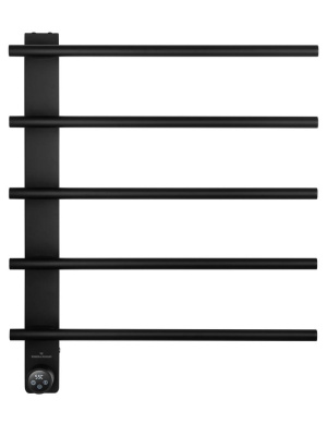 Полотенцесушитель электрический WONZON & WOGHAND NÜRNBERG, Черный матовый (WW-AL345-MB) фото в интернет-магазине Русалия