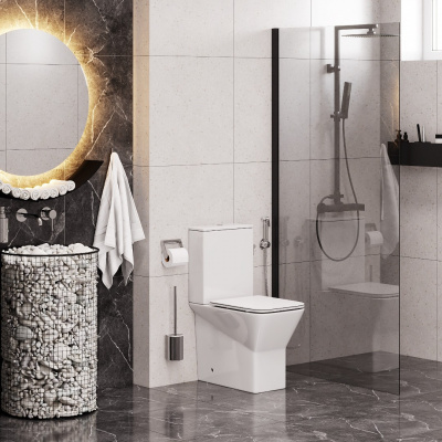 Унитаз ELLERO напольный безободковый Cerutti SPA CT8458 фото в интернет-магазине Русалия