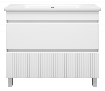 Тумба Мира 100 с раковиной Dreja Soft 100 Misty фото в интернет-магазине Русалия