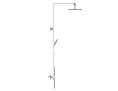 Душевая система с термостатом для душа Brasko A63066 Cersanit фото в интернет-магазине Русалия