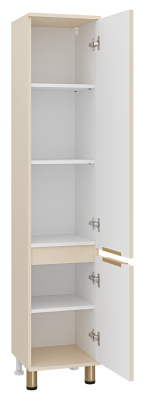 Шкаф - пенал Enfida 35 универсальный правый (бежевый) ENF-05035-030P Brevita фото в интернет-магазине Русалия