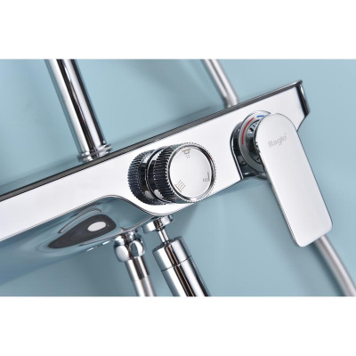 Душевая система Raglo R60.24, хром фото в интернет-магазине Русалия