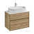 Тумба под раковину AQUATON Либерти 75 2 ящика, дуб эльвезия 1A279501LYC70 фото в интернет-магазине Русалия