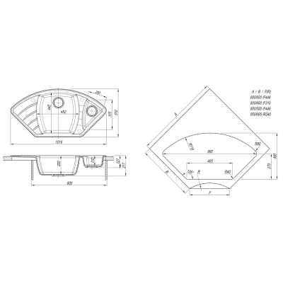 Кухонная мойка Dr. Gans ГАБИ 25.050.E1015.410, везувий фото в интернет-магазине Русалия