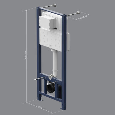 I012704 Pro инсталляция для подвесного унитаза фото в интернет-магазине Русалия