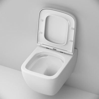 C901701SC Gem подвесной унитаз FlashClean с сиденьем микролифт фото в интернет-магазине Русалия