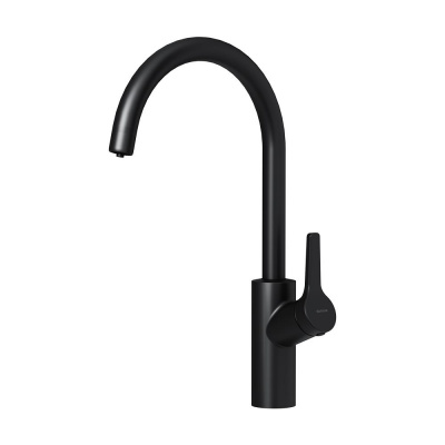 310721300  Eclipce смеситель для кухни, с фильтрацией C - излив, чёрный фото в интернет-магазине Русалия