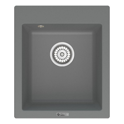 Мойка кухонная Point Динара 42 PN3004AL, серый фото в интернет-магазине Русалия