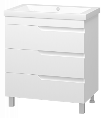 Тумба Софт 75 с раковиной Misty Алиса 75 Misty фото в интернет-магазине Русалия