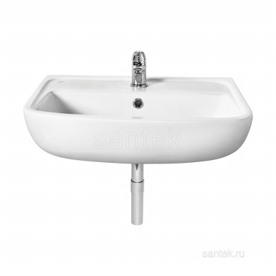 Раковина Santek Лонги 600х420 отверстие под смеситель 1WH501756 фото в интернет-магазине Русалия