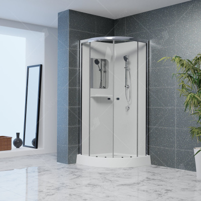 Душевая кабина полукруглая 100х100 AN-208 RGW фото в интернет-магазине Русалия