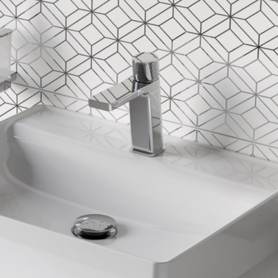 Смеситель для умывальника EXCELLENT Krotos AREX.8001CR (хром) фото в интернет-магазине Русалия