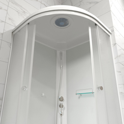 Душевая кабина Вельвет 90*90 Б (9 мест+сифон D50) Щ0000065753 Тритон фото в интернет-магазине Русалия