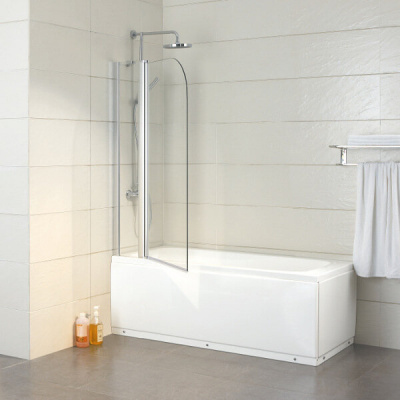 Шторка на ванну LM-707 D прозр. 102*143 Lanmeng фото в интернет-магазине Русалия