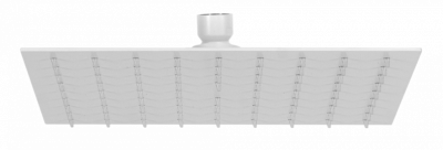Верхний душ с шарнирным соединением 25 см Remer 357UFS25BOX, белый матовый фото в интернет-магазине Русалия