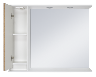 Зеркальный шкаф Адриана 90 левый П-Адр03090-01Л Misty фото в интернет-магазине Русалия