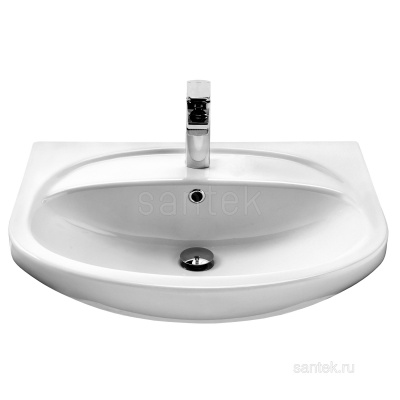 Раковина Santek Стелла 65 отверстие под смеситель 1WH110174 фото в интернет-магазине Русалия
