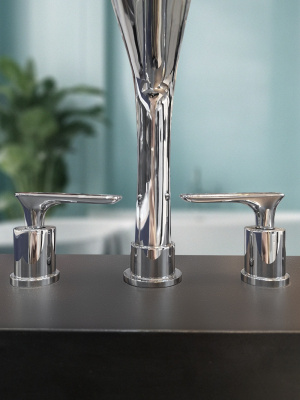 Смеситель для ванны на 5 отверстий AltroBagno Aperto 020102 Cr AltroBagnoAperto020102Cr фото в интернет-магазине Русалия