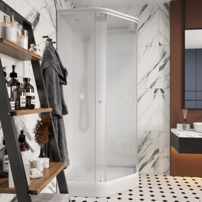 Кабина P911F душевая PARLY 
 90х90х215 см фото в интернет-магазине Русалия