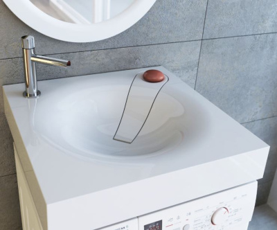 Раковина над стиральной машиной Angy 60х60 4680028070566 Andrea фото в интернет-магазине Русалия