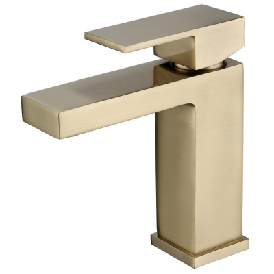 Смеситель ABBER Daheim AF8210G для раковины, золото матовое фото в интернет-магазине Русалия