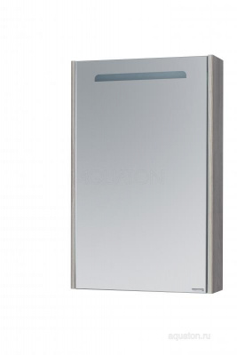 Зеркальный шкаф AQUATON Сильва 50 дуб фьорд 1A215502SIW6L фото в интернет-магазине Русалия