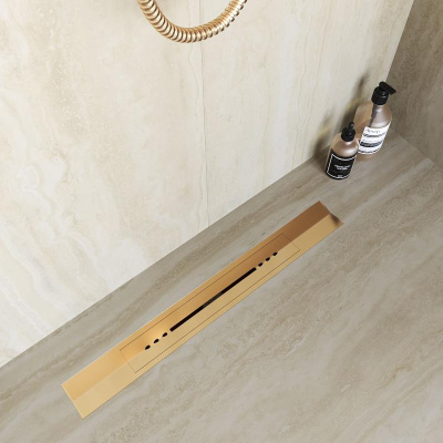 Душевой трап RGW SDR-53Gb 80см, под плитку хром фото в интернет-магазине Русалия