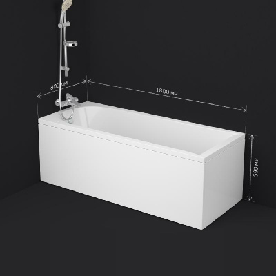 W72A-180-080W-A2 Ванна акриловая Spirit 180x80 Am.Pm фото в интернет-магазине Русалия