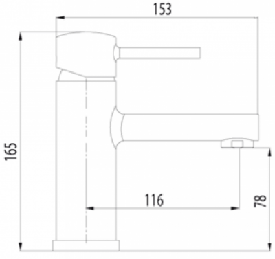 Смеситель для раковины Giamina VR.GMN-5410.CR Veragio фото в интернет-магазине Русалия