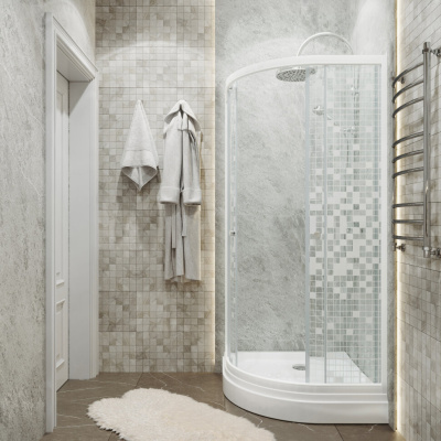 Душевой уголок Мозаика 90*90 А (3 места+сифон D90) Тритон Щ0000061803 фото в интернет-магазине Русалия