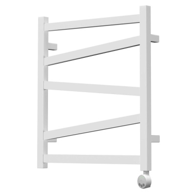 Полотенцесушитель электрический Point Феникс PN15156WE П5 500x600 левый/правый, белый фото в интернет-магазине Русалия