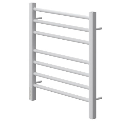 Полотенцесушитель электрический Point Веста PN70756W П7 500x600, диммер слева, белый фото в интернет-магазине Русалия