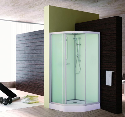 Пятиугольная душевая кабина 100х100х210 ESKB100PR Esbano фото в интернет-магазине Русалия